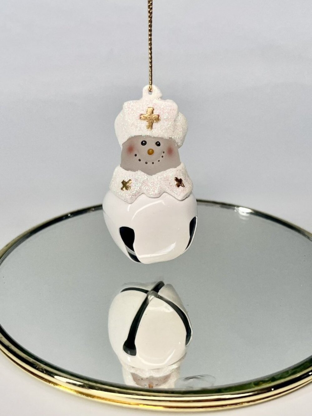 Vintage Nurse Jingle Buddies Ornaments Snowman Jingle Bells Christmas Roman